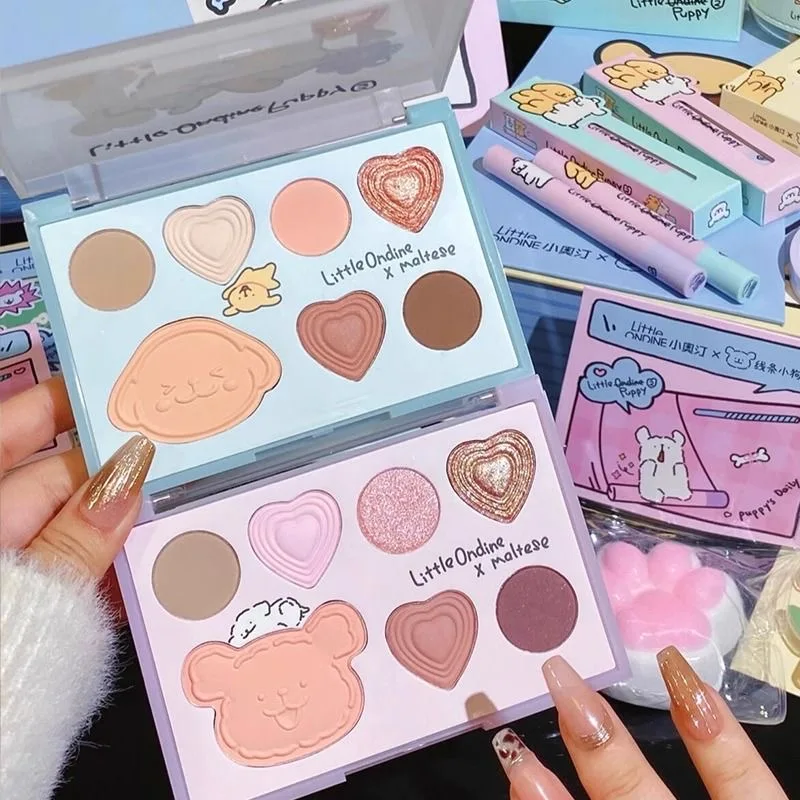 Highlighter Bronzer Palette - Little Ondine Eye Blush Highlighter Contour