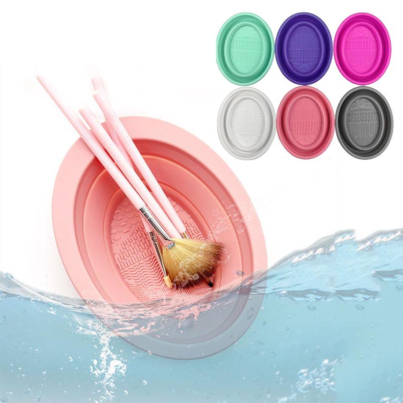 Beauty Makeup Box - Soft Silicone Makeup Brush Cleaner Folding