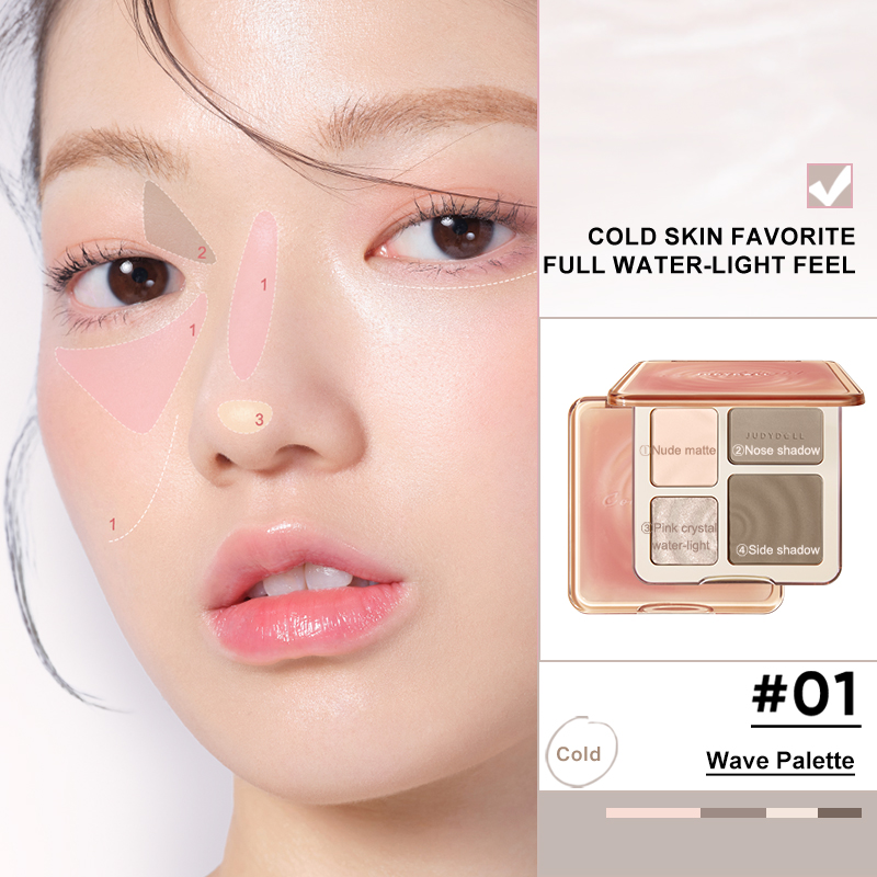 Judydoll Highlighter & Contour - Highlighter Bronzer Palette 评论和价格