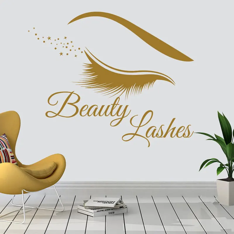 Modern Lashes Eyelashes Wall S - Beauty Makeup Wallpaper 评论和价格
