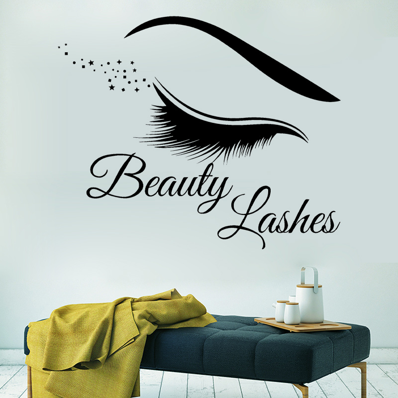 Modern Lashes Eyelashes Wall S - Beauty Makeup Wallpaper 评论和价格