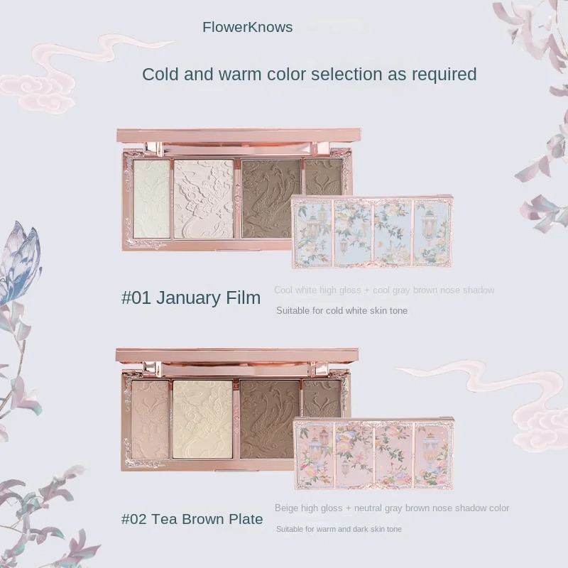 Flower Knows Makeup Butterfly  - Highlighter Bronzer Palette 评论和价格