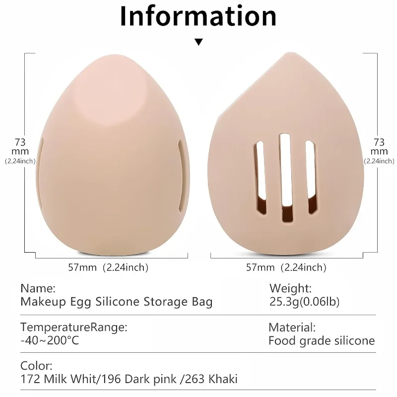 Silicone Beauty Egg Breathable - Beauty Makeup Bag 评论和价格