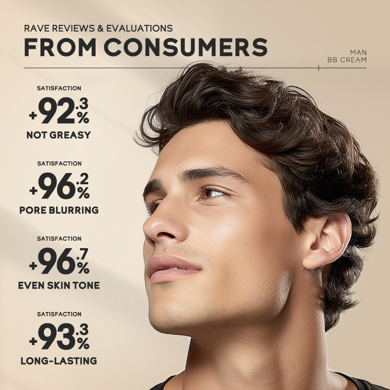 Men's BB Cream SPF15 PA++ Full - Concealer Full Coverage 评论和价格