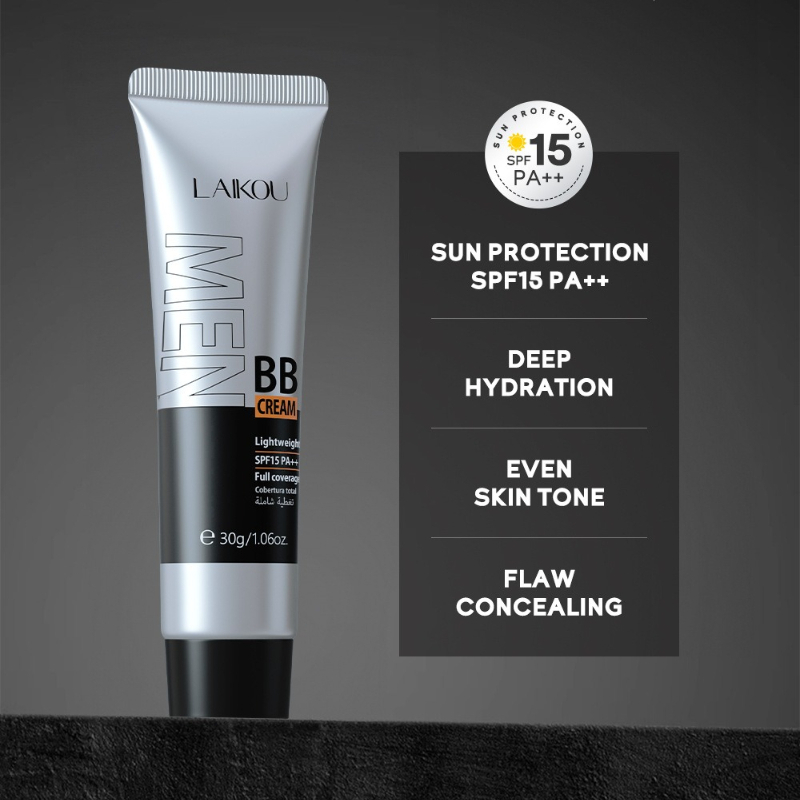 Men's BB Cream SPF15 PA++ Full - Concealer Full Coverage 评论和价格
