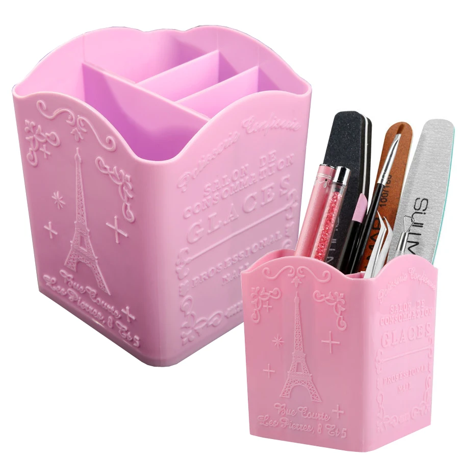 4-Compartment Nail Art Brush H - Beauty Makeup Box 评论和价格