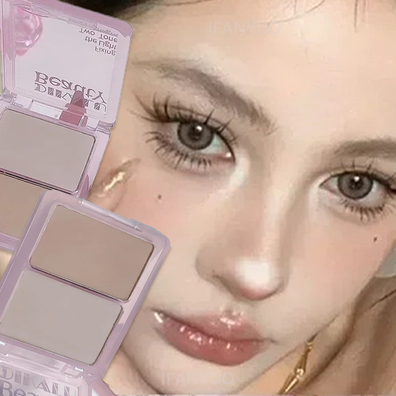 Two-tone Highlight Contour Pal - Highlighter Bronzer Palette 评论和价格