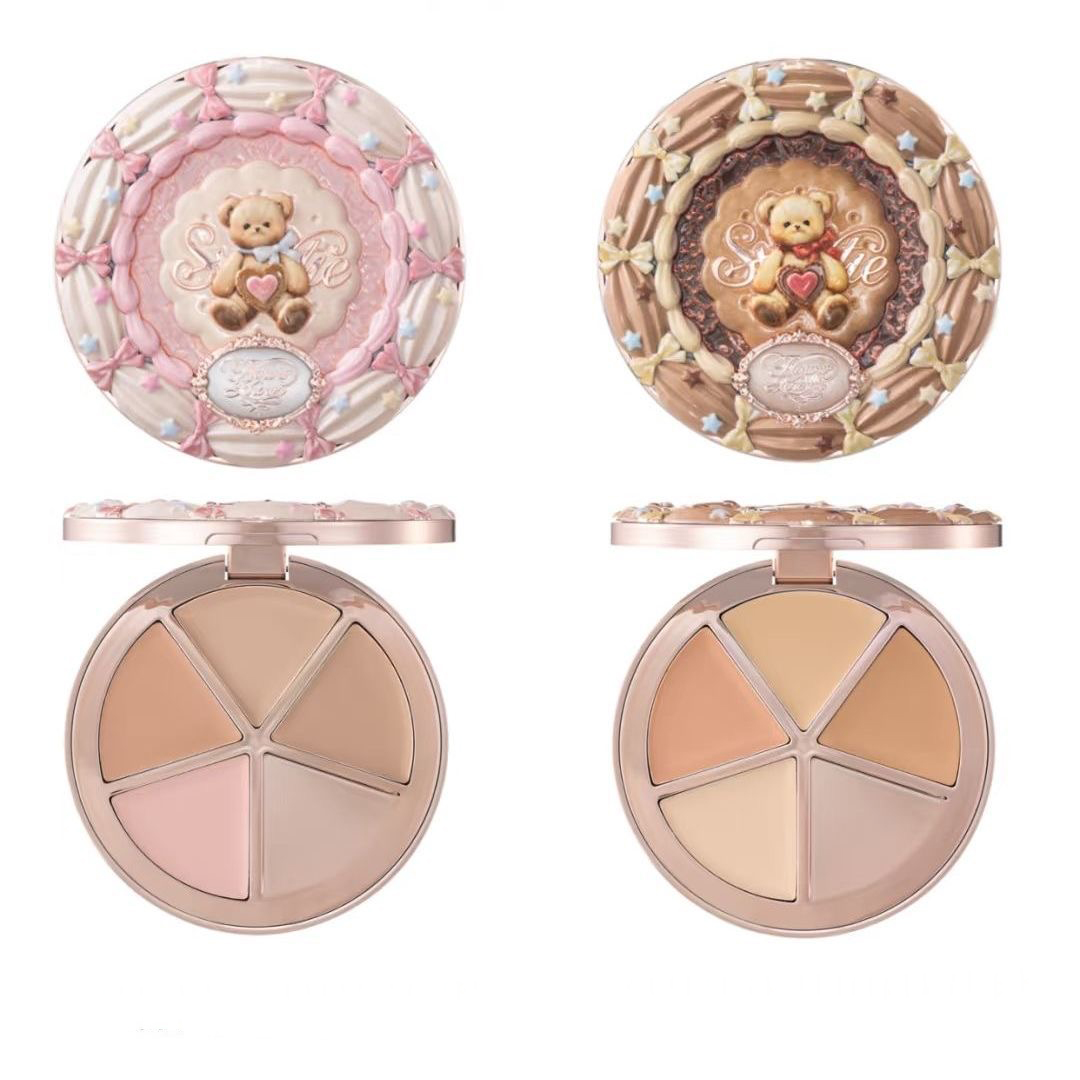 FLOWER KNOWS THE SWEETIE BEAR  - Highlighter Bronzer Palette 评论和价格