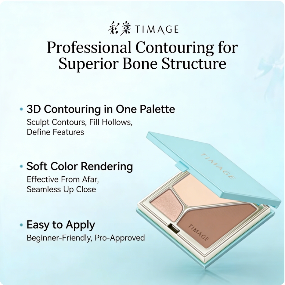 TIMAGE Travel Size Master Matt - Highlighter Bronzer Palette 评论和价格