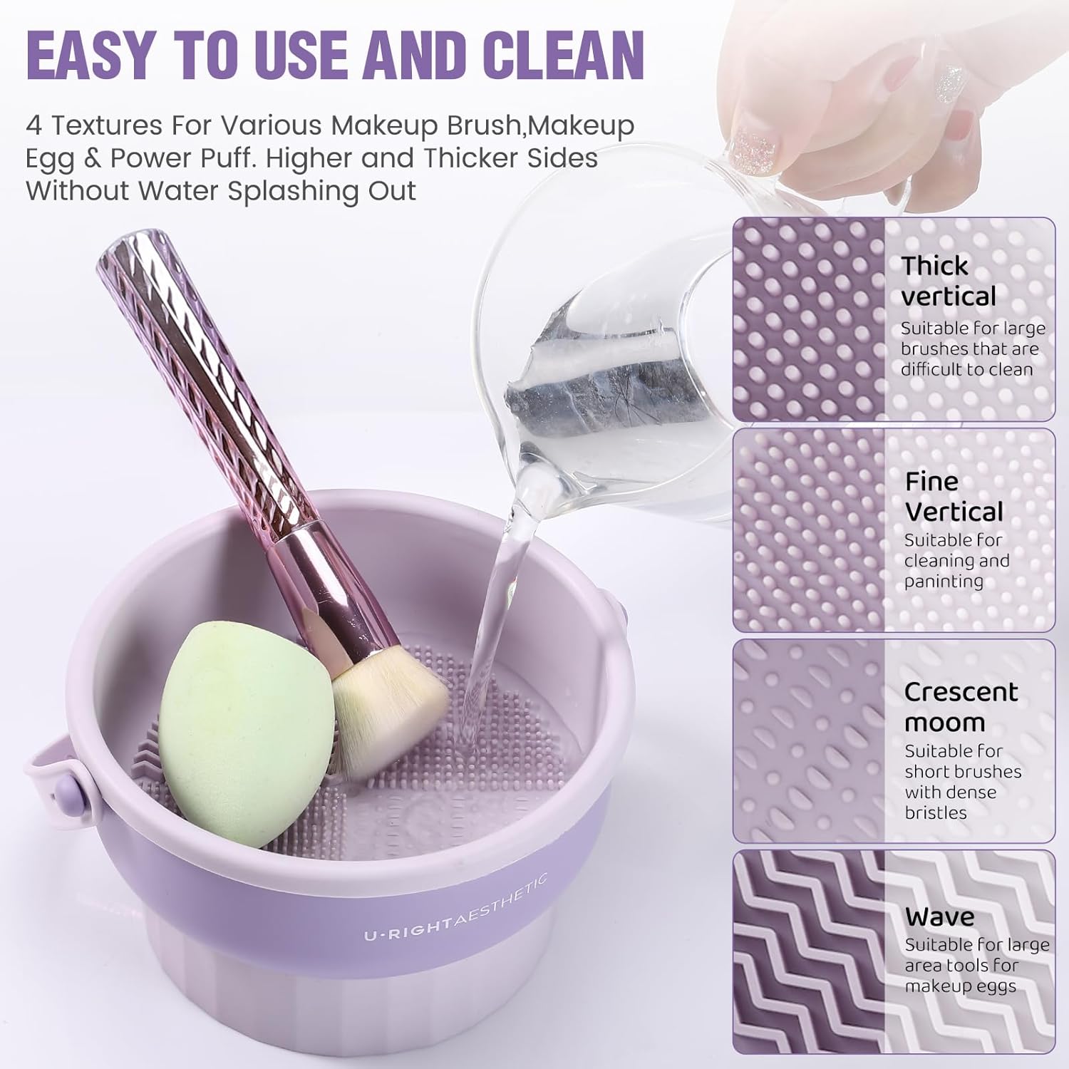 Makeup Brush Cleaning Bowl Bea - Makeup Beauty Set 评论和价格