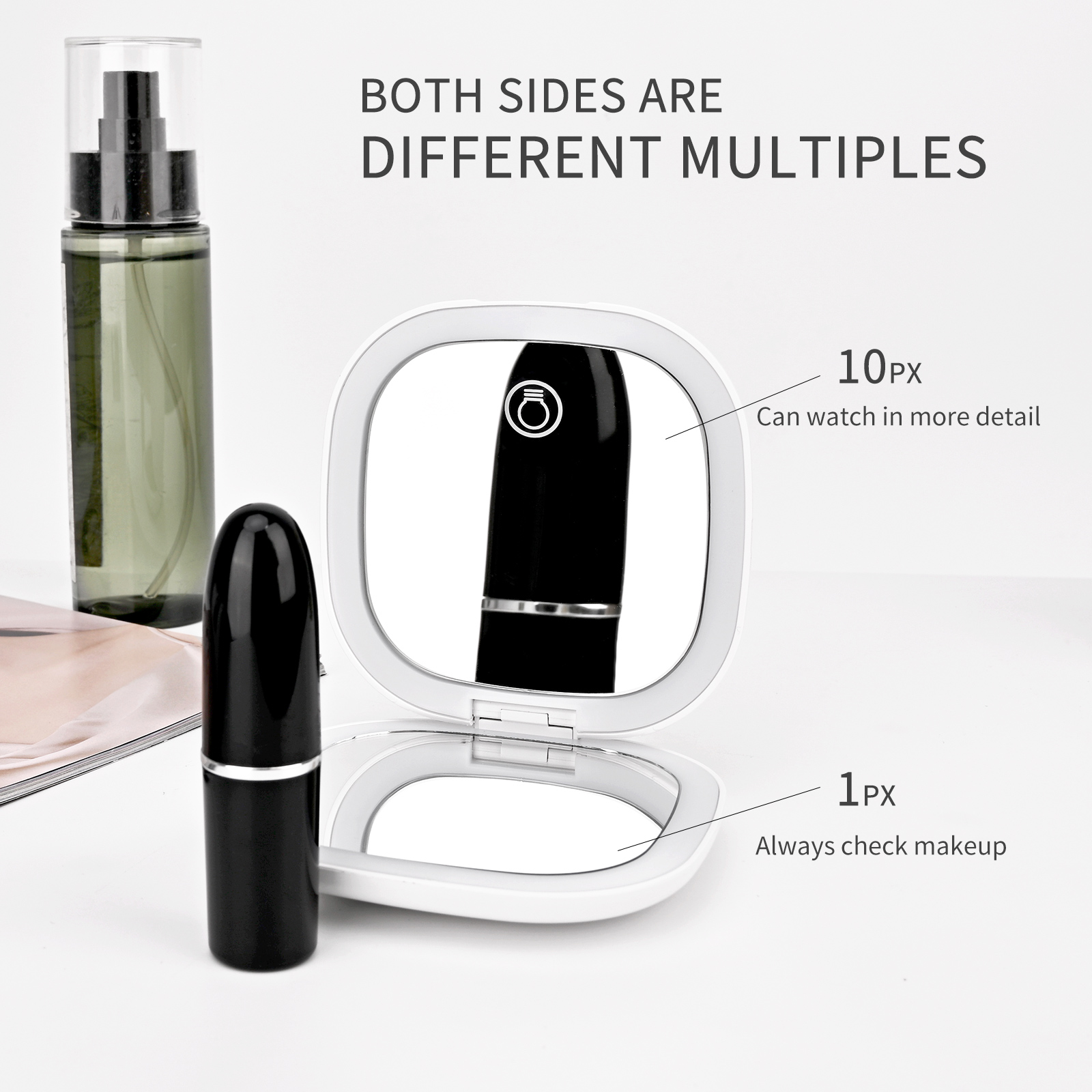 Mini Pocket Makeup Mirror Vani - Beauty Makeup Uk 评论和价格