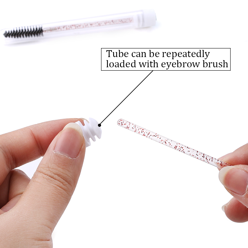 50/100pcs Diamond Eyebrow Brus - Makeup Beauty Set 评论和价格