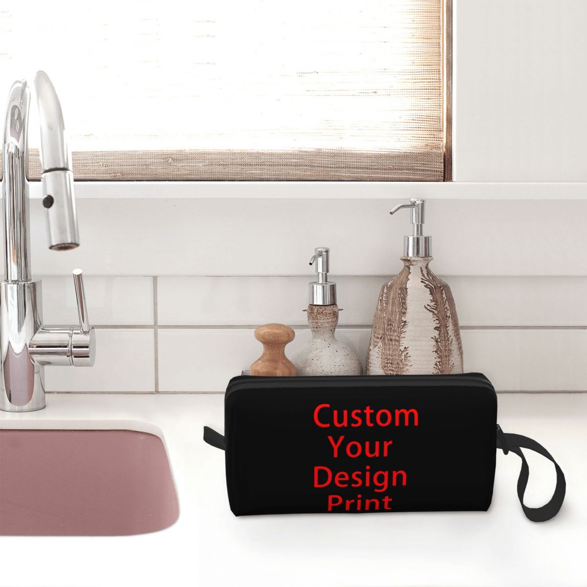 Custom Your Design Toiletry Ba - Beauty Makeup Logo Design 评论和价格