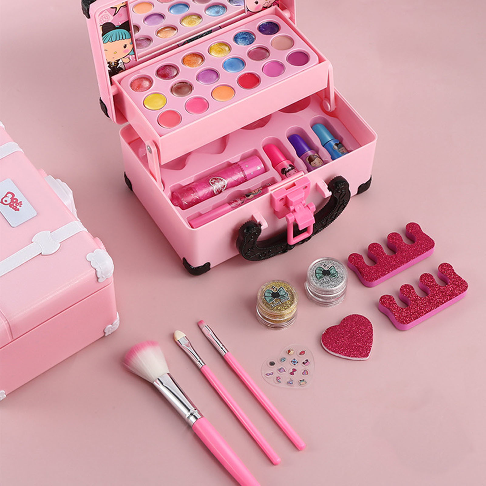 Children Makeup Set Lipstick M - Beauty Kiss Makeup 评论和价格