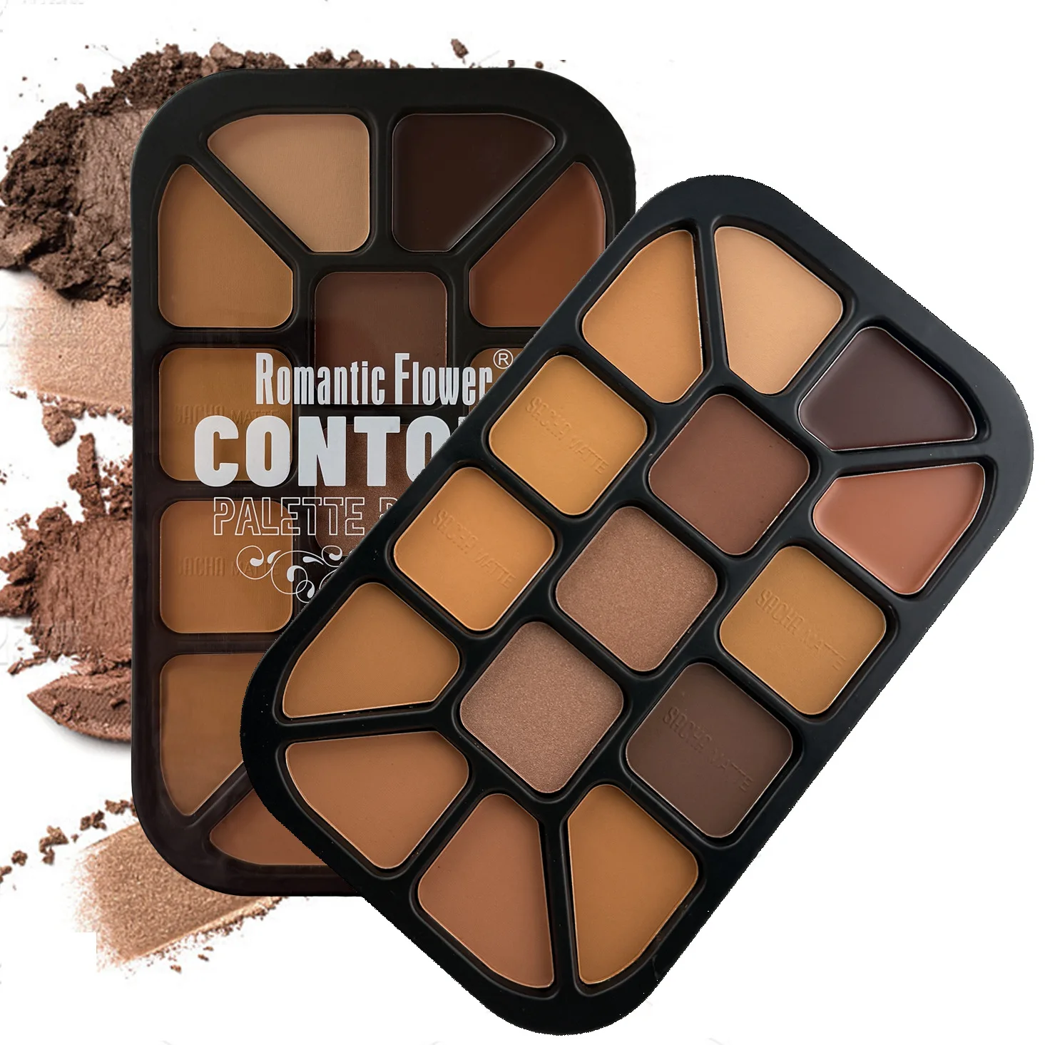 15-Color Face Contour Powder P - Highlighter Bronzer Palette 评论和价格