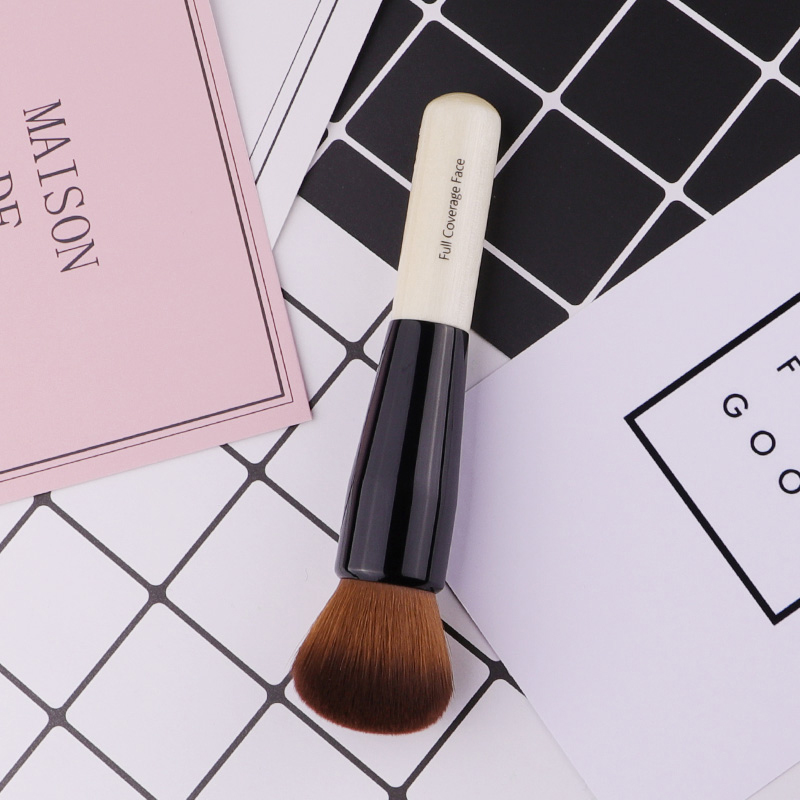 Powder Makeup Brush Wood Handl - Concealer Full Coverage 评论和价格