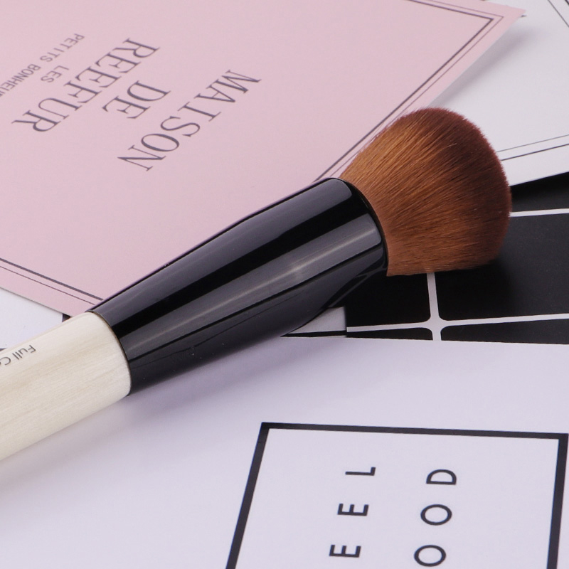 Powder Makeup Brush Wood Handl - Concealer Full Coverage 评论和价格