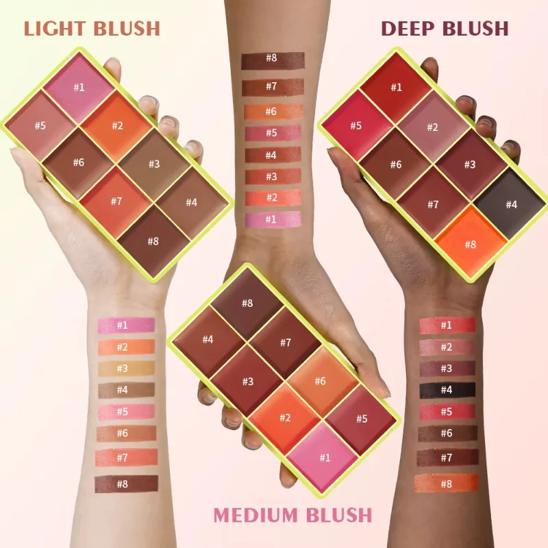 Eyebrow Cream Blush Curve Case - Highlighter Bronzer Palette 评论和价格