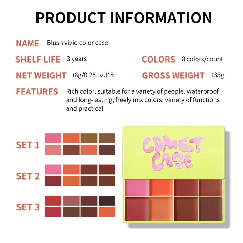 Eyebrow Cream Blush Curve Case - Highlighter Bronzer Palette 评论和价格