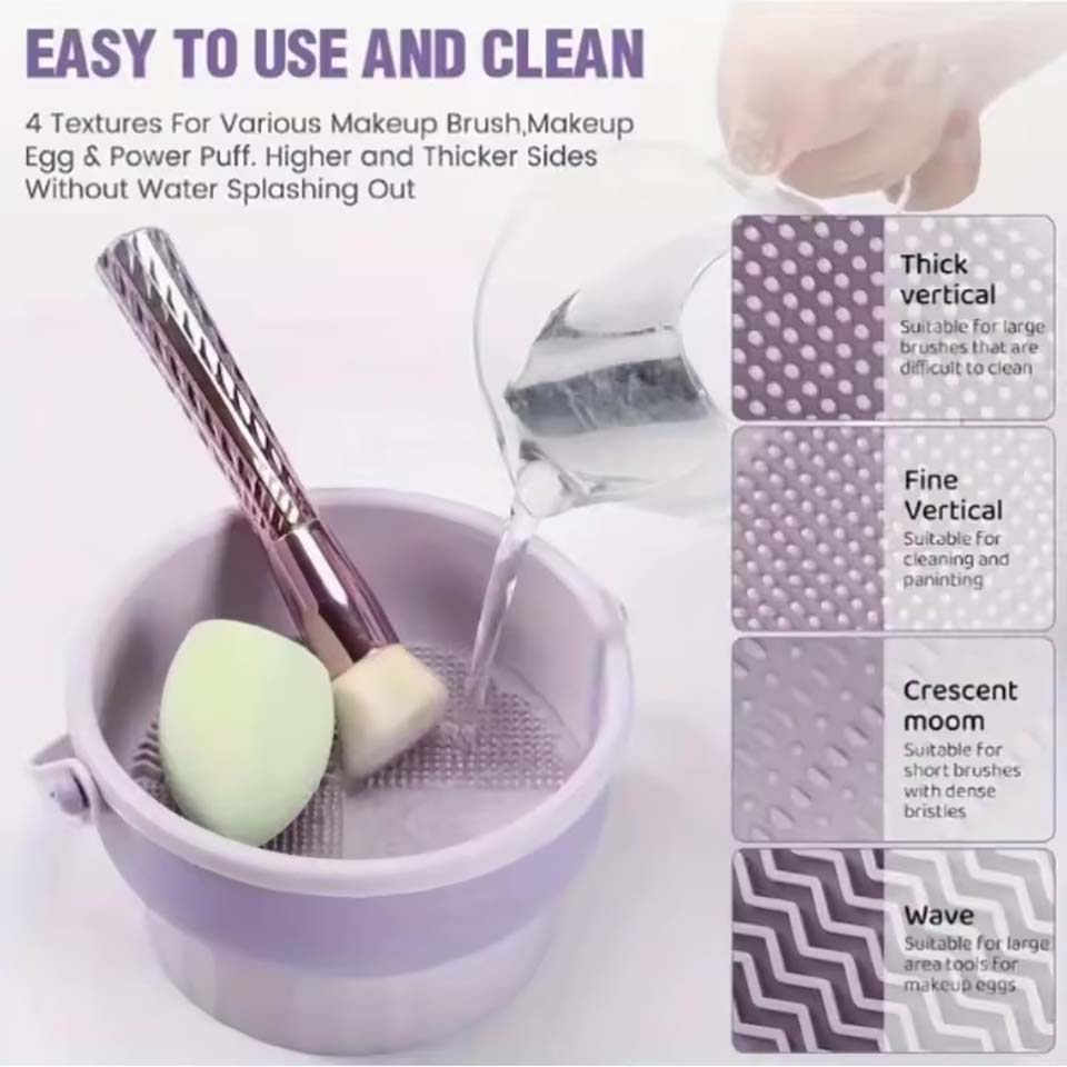 Makeup Brush Cleaning Bowl Bea - Makeup Beauty Set 评论和价格