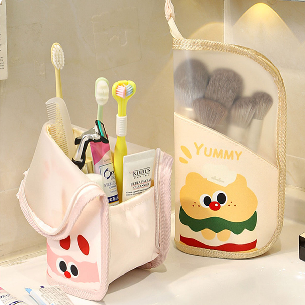 1Pcs Cosmetic Bag Travel Stand - Beauty Makeup Bag 评论和价格