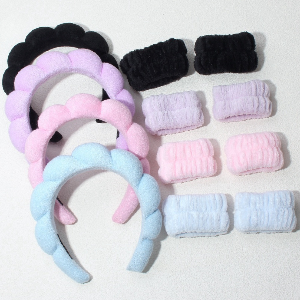 3PCS Stylish Washing Headband  - Makeup Beauty Set 评论和价格