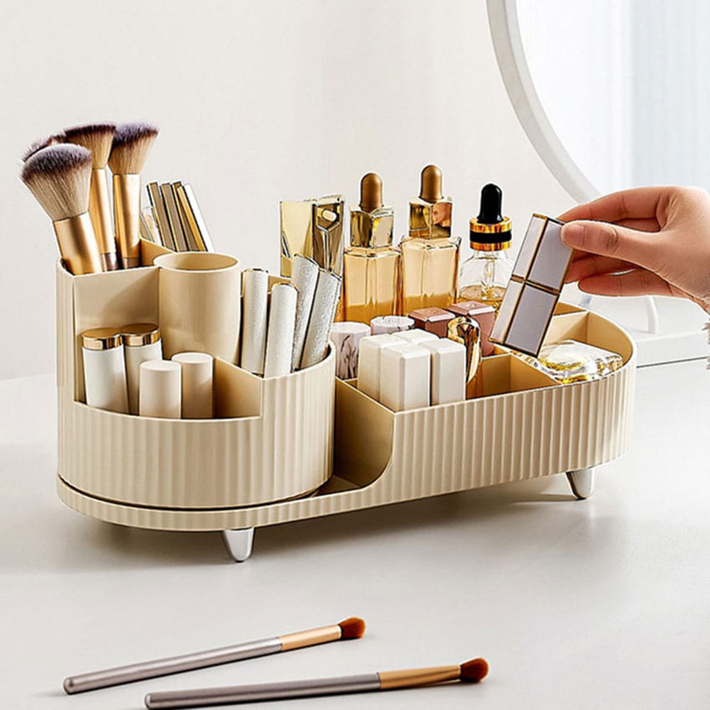 360° Rotatable Makeup Storage  - Beauty Kiss Makeup 评论和价格