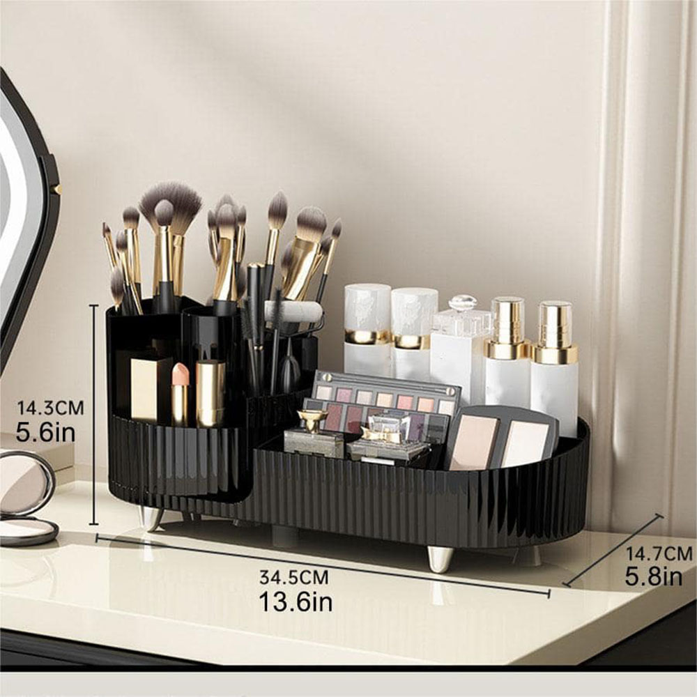 360° Rotatable Makeup Storage  - Beauty Kiss Makeup 评论和价格