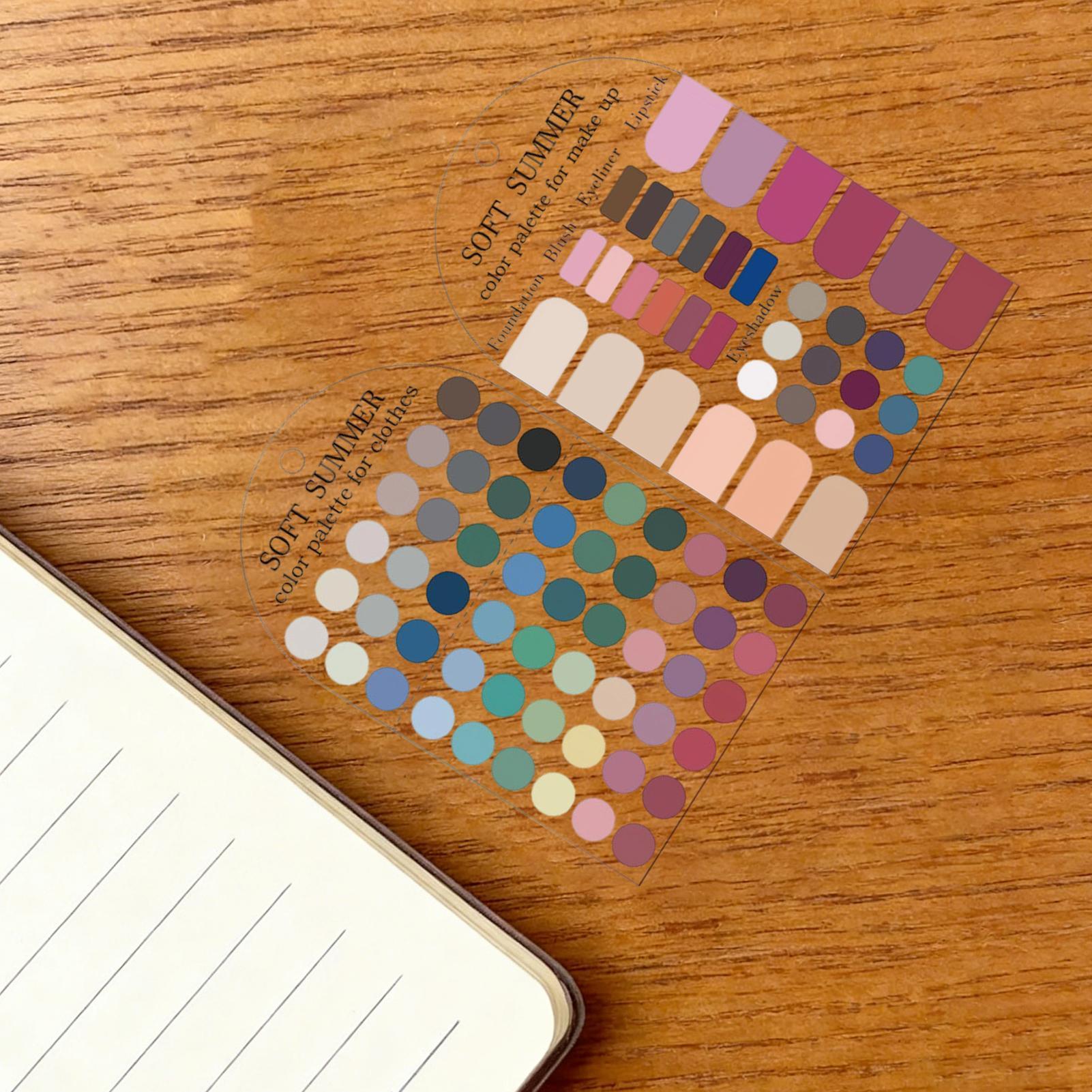 Soft Summer Color Palette Card - Beauty Kiss Makeup 评论和价格
