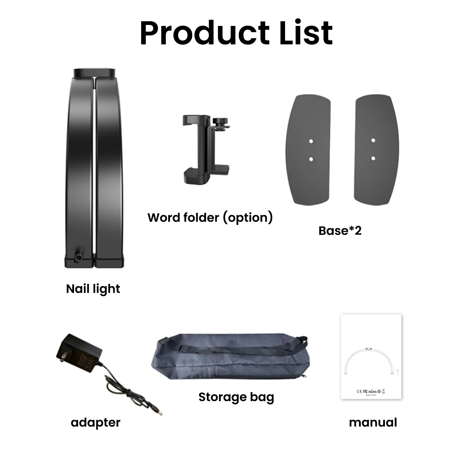 LFor EU/US/UK Plug LED Half Mo - Beauty Makeup Uk 评论和价格