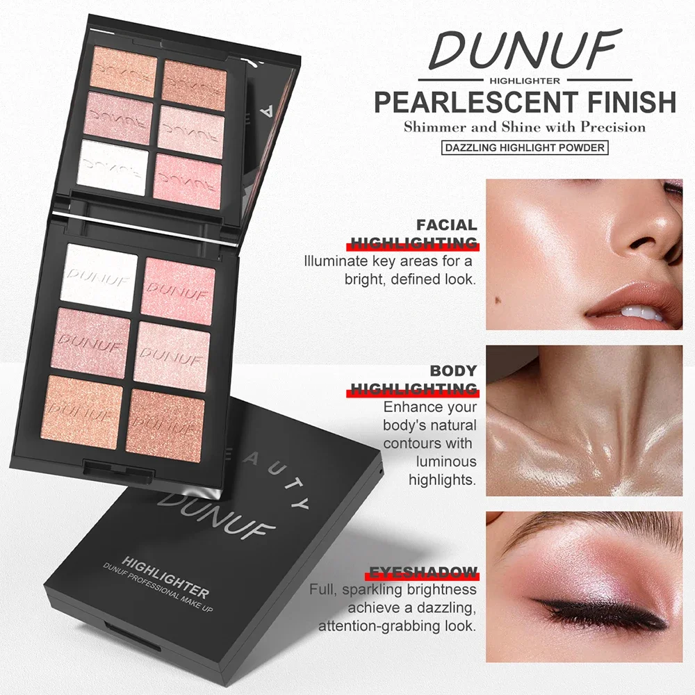 6 color Highlighter Palette Hi - Highlighter Bronzer Palette 评论和价格