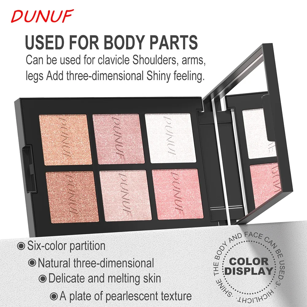 6 color Highlighter Palette Hi - Highlighter Bronzer Palette 评论和价格